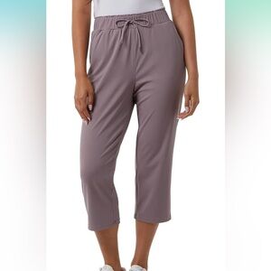 Women's Mauve Cropped Pants